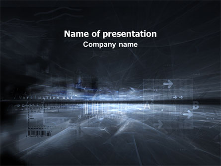 Cyberspace Presentation Template, Master Slide