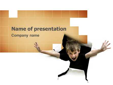 Children's Surprise Presentation Template, Master Slide