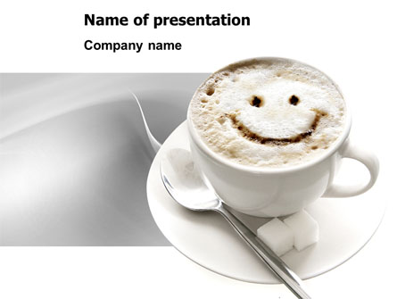 Cappuccino Cup Presentation Template, Master Slide
