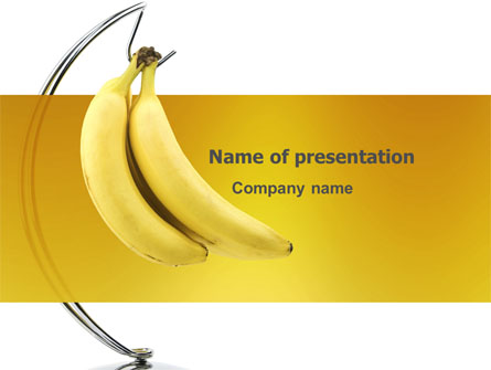 Bananas Presentation Template, Master Slide
