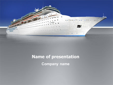 Sea Liner Presentation Template, Master Slide