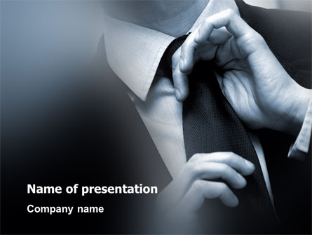 Business Style Accentuation Presentation Template, Master Slide