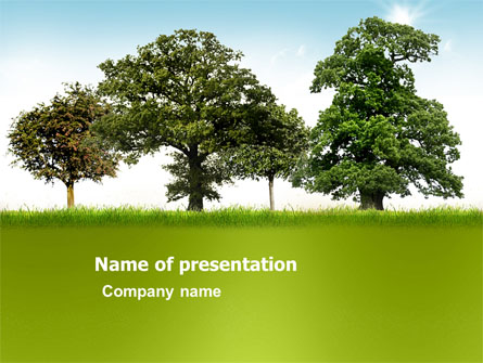 Trees Presentation Template, Master Slide
