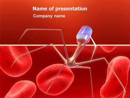 Nanotechnology In Medicine Presentation Template, Master Slide