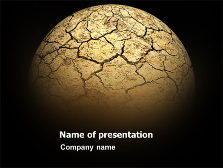 Desert Planet Presentation Template, Master Slide