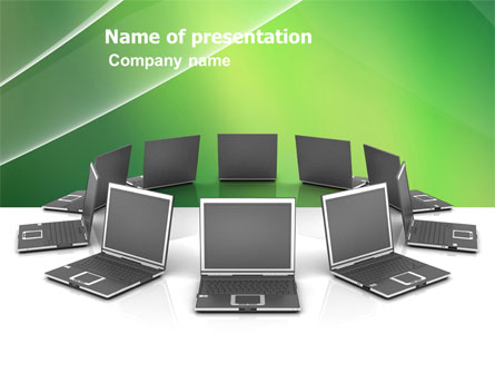 Business Network Presentation Template, Master Slide