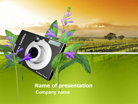 Digital Camera Presentation Template, Master Slide