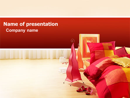 Bedroom Presentation Template, Master Slide