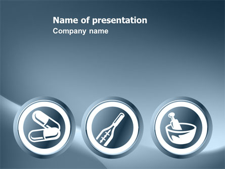 Drugstore Presentation Template, Master Slide