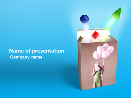 Balloon Box Presentation Template, Master Slide