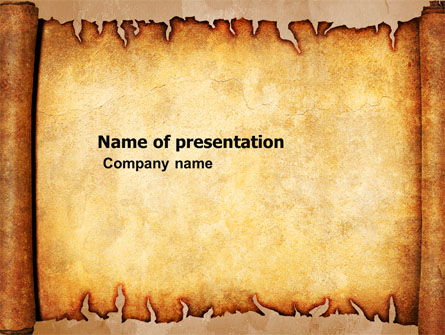 Scroll Presentation Template, Master Slide