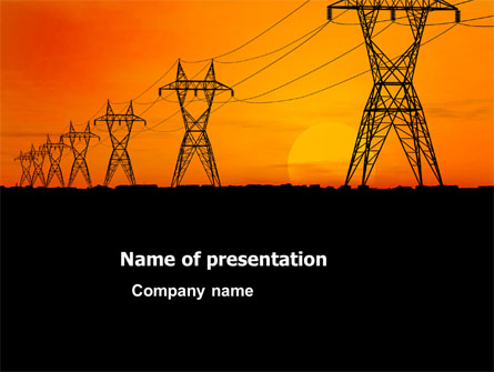 Transmission Facilities Presentation Template, Master Slide