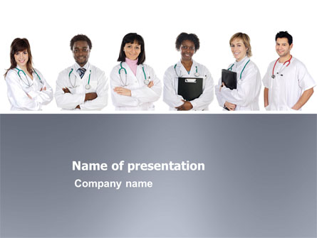 Medical Interns Presentation Template, Master Slide