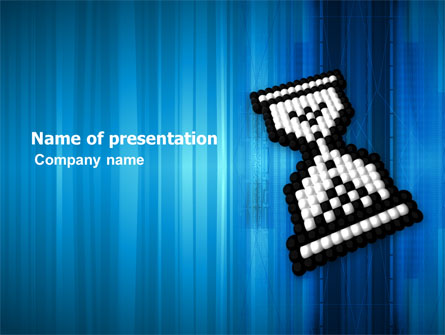 Computer Sandglass Presentation Template, Master Slide