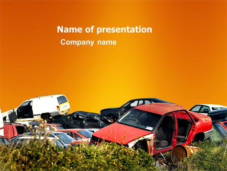 Car Dump Presentation Template, Master Slide