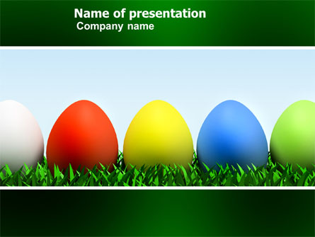 Easter Eggs Presentation Template, Master Slide