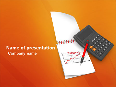 Financial Analytics Presentation Template, Master Slide