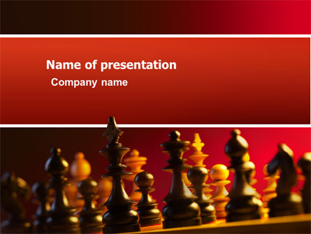 Strategy Game Presentation Template, Master Slide