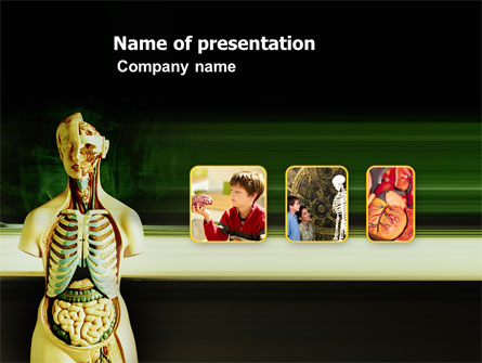 Anatomy Lessons Presentation Template, Master Slide