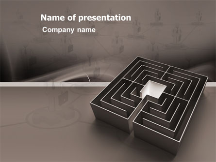 Maze Presentation Template, Master Slide