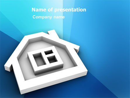 House Icon Presentation Template, Master Slide