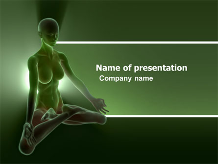 Meditation Presentation Template, Master Slide