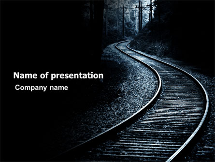 Railway Presentation Template, Master Slide