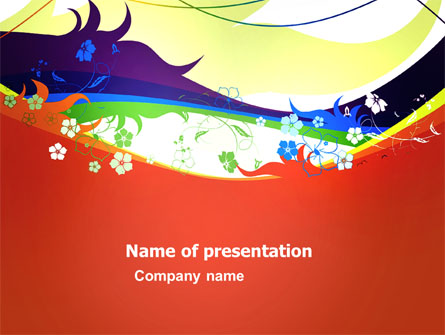 Artistic Design Presentation Template, Master Slide