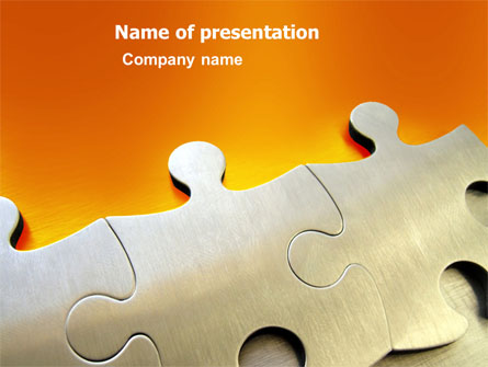 Puzzle Parts Presentation Template, Master Slide