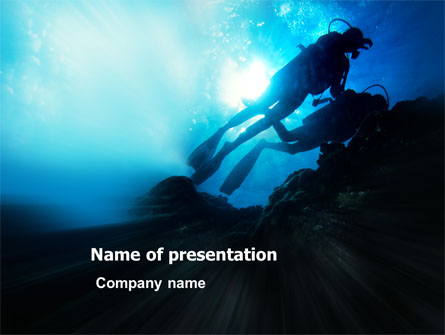 Diving Presentation Template, Master Slide