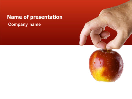 Apple Presentation Template, Master Slide