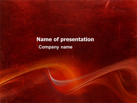 Red Texture Presentation Template, Master Slide