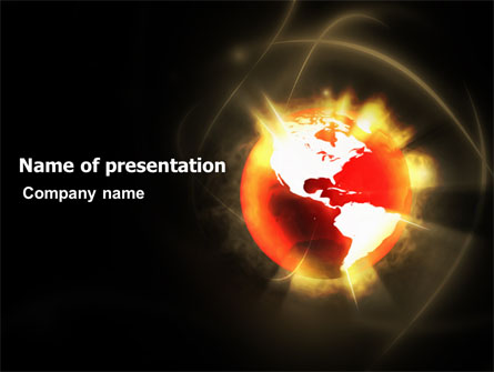 Planet Earth Presentation Template, Master Slide