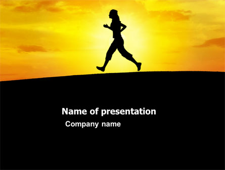 Run Presentation Template, Master Slide