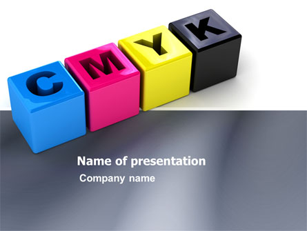 CMYK Presentation Template, Master Slide