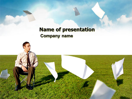 Paper Work Presentation Template, Master Slide