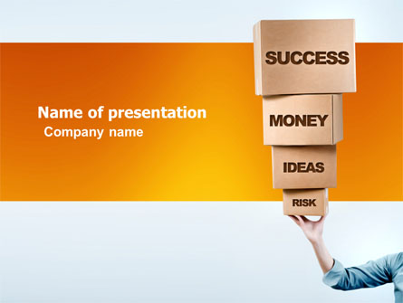 Blocks of Success Presentation Template, Master Slide