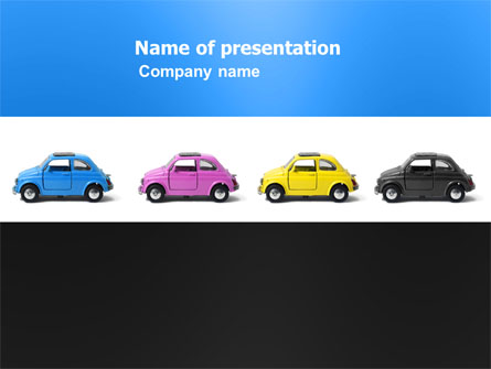 Minicars Presentation Template, Master Slide