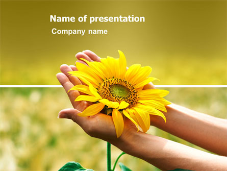 Summer Flower Presentation Template, Master Slide