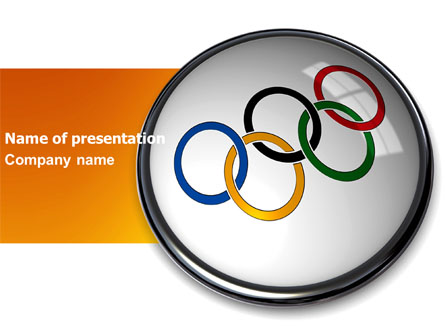 Olympic Symbol Presentation Template, Master Slide