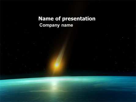 Meteor Presentation Template, Master Slide