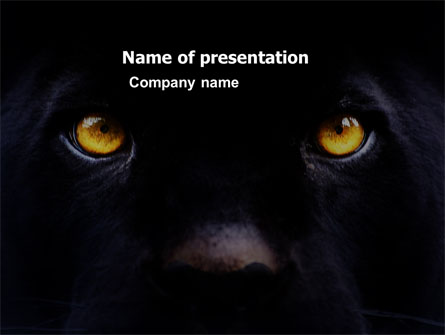 Wild Eyes Presentation Template, Master Slide