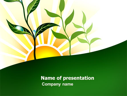 Growing Presentation Template, Master Slide