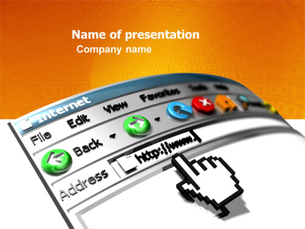 Browser Presentation Template, Master Slide