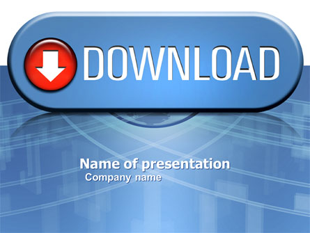 Download Button Presentation Template, Master Slide