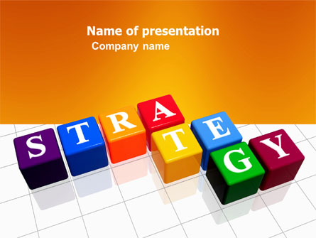Strategy Presentation Template, Master Slide