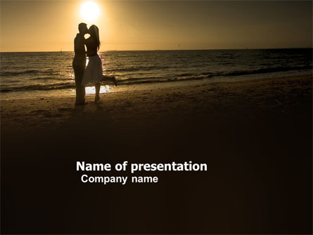 Romantic Evening Presentation Template, Master Slide