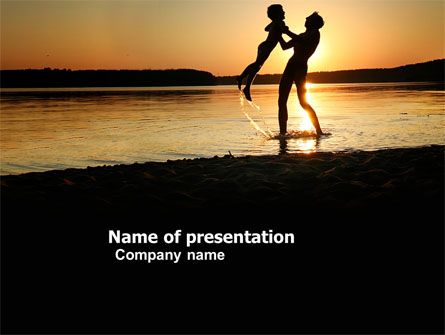 Son and Father Presentation Template, Master Slide