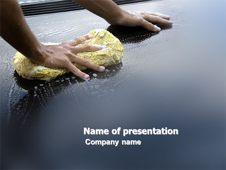 Car Wash Presentation Template, Master Slide