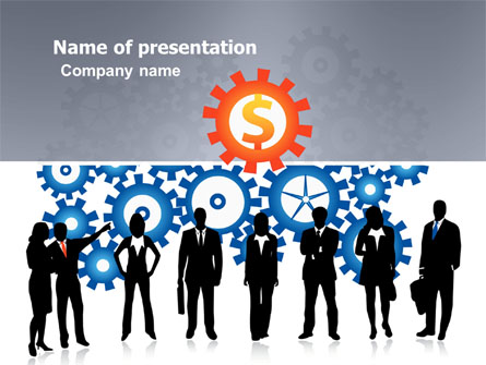Business Workers Presentation Template, Master Slide